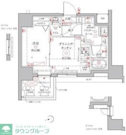 クレイシアIDZ上野の物件間取画像